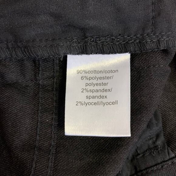 Pam & Gela Cropped Flare with Classic Stripe, Black Side Stripe Kick Flare Jeans - Picture 11 of 12